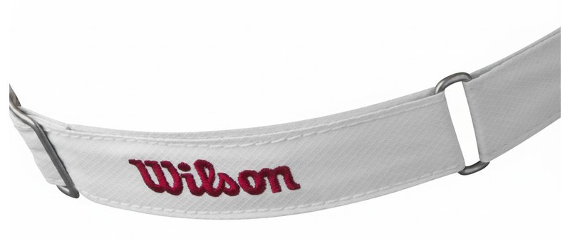 Wilson Tour visière, blanc/rouge