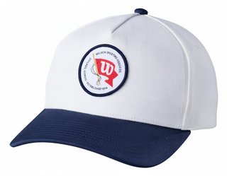 Wilson Vintage Patch casquette, blanc/marine