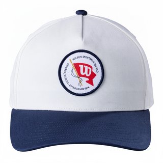 Wilson Vintage Patch casquette, blanc/marine