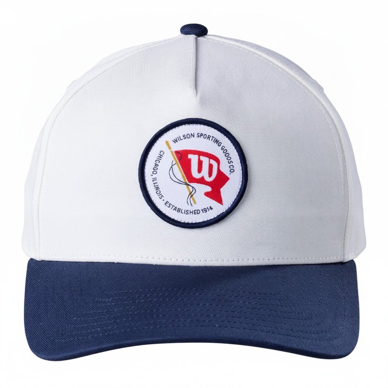 Wilson Vintage Patch casquette, blanc/marine
