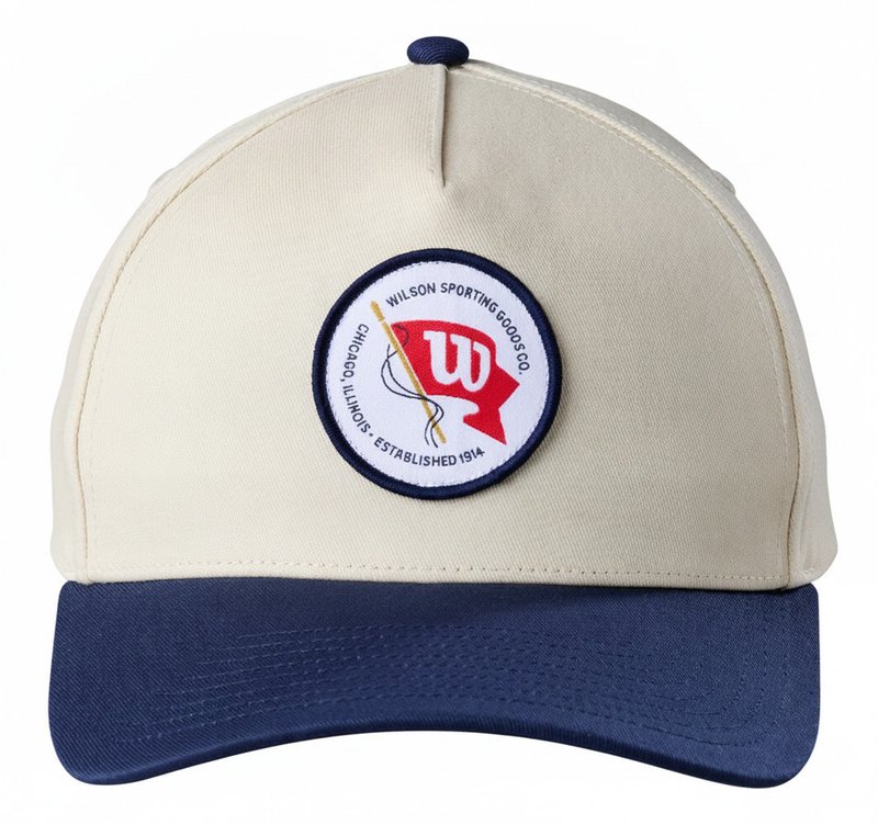 Wilson Vintage Patch casquette, beige