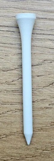 Golf Brothers tees (bambou), blanc, 70mm, pack de 50