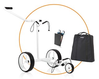 JuStar White Incl. scorecard holder and carry bag STAR-TC chariot électrique, blanc