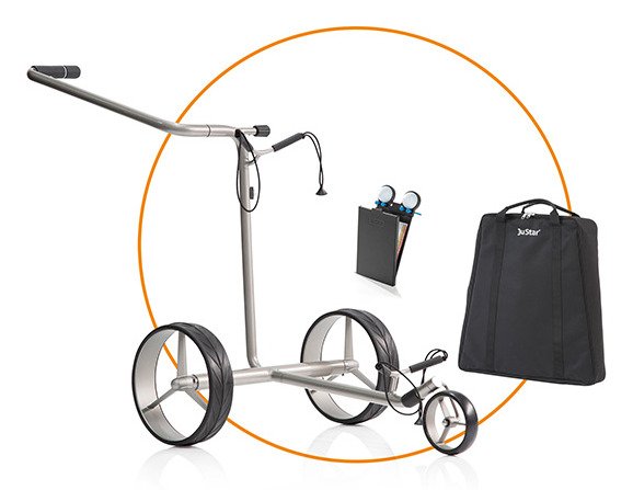 JuStar Silver chariot électrique, stříbrná