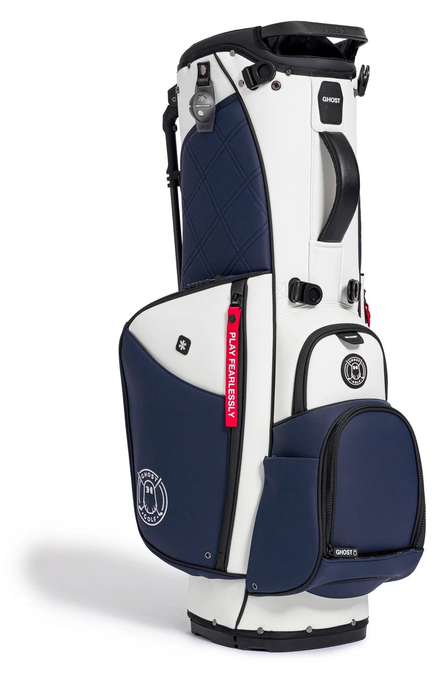 Ghost Golf Anyday Valor 14-way stand bag, white/blue