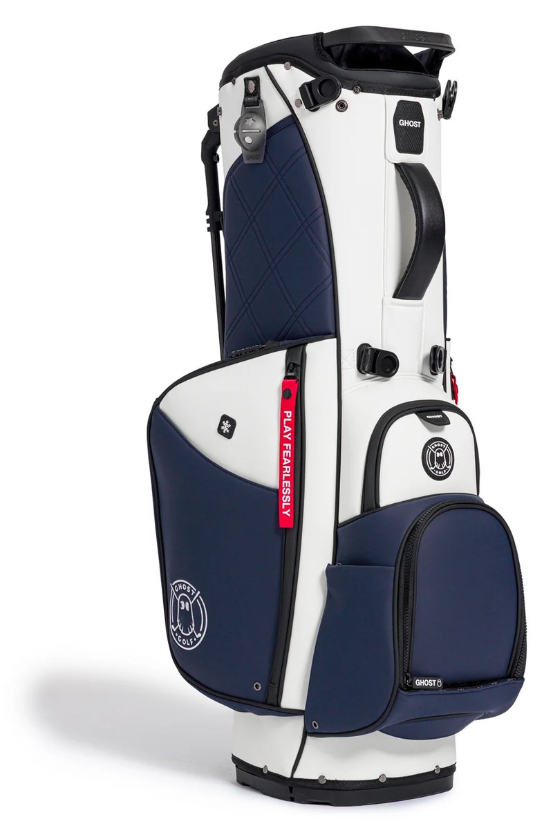 Ghost Golf Anyday Valor 14-way stand bag, white/blue