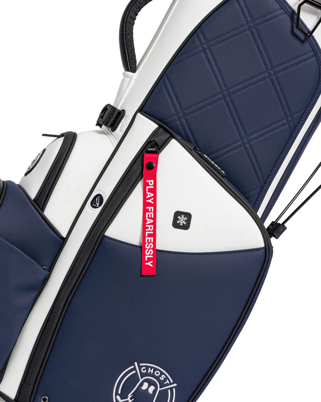 Ghost Golf Anyday Valor 14-way stand bag, white/blue