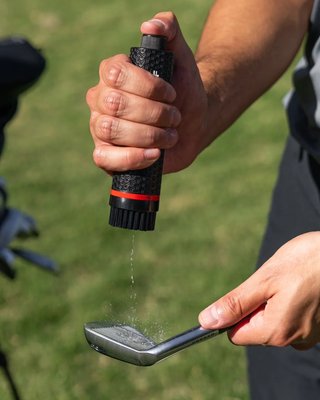 Ghost Golf Magnetic Golf Club & Shoe brosse, noire