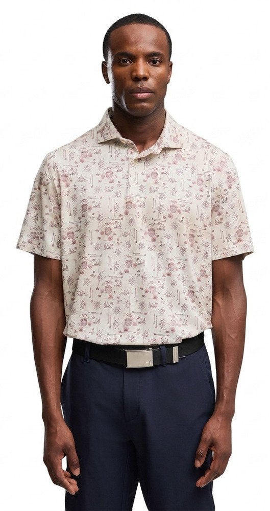 Puma Cloudspun Coastal Claret polo homme, birch