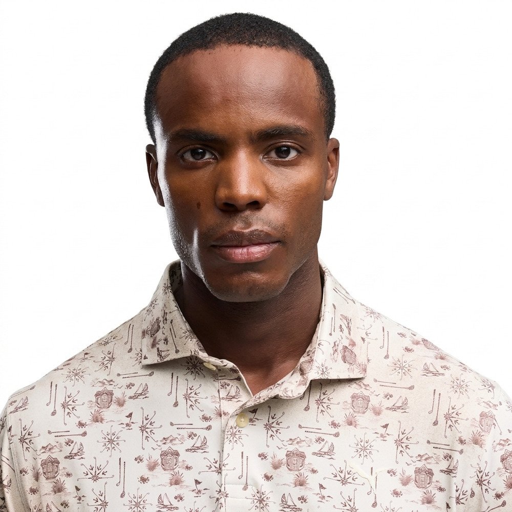 Puma Cloudspun Coastal Claret polo homme, birch