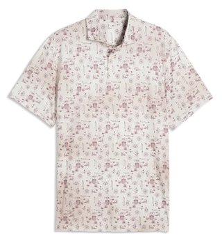 Puma Cloudspun Coastal Claret polo homme, birch
