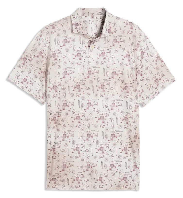 Puma Cloudspun Coastal Claret polo homme, birch