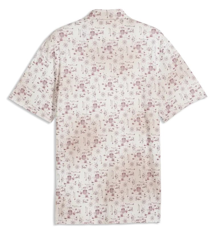 Puma Cloudspun Coastal Claret polo homme, birch