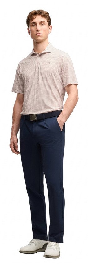 Puma X Arnold Palmer MATTR Geo polo homme, alpine snow/rose glow