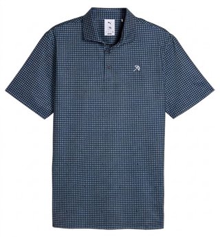 Puma X Arnold Palmer MATTR Geo polo homme, deep navy/lemon butter