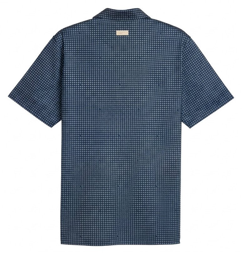 Puma X Arnold Palmer MATTR Geo polo homme, deep navy/lemon butter