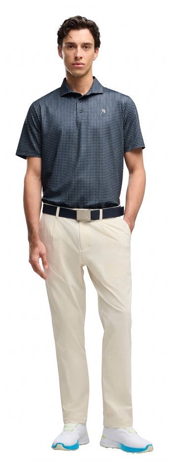 Puma X Arnold Palmer MATTR Geo polo homme, deep navy/lemon butter