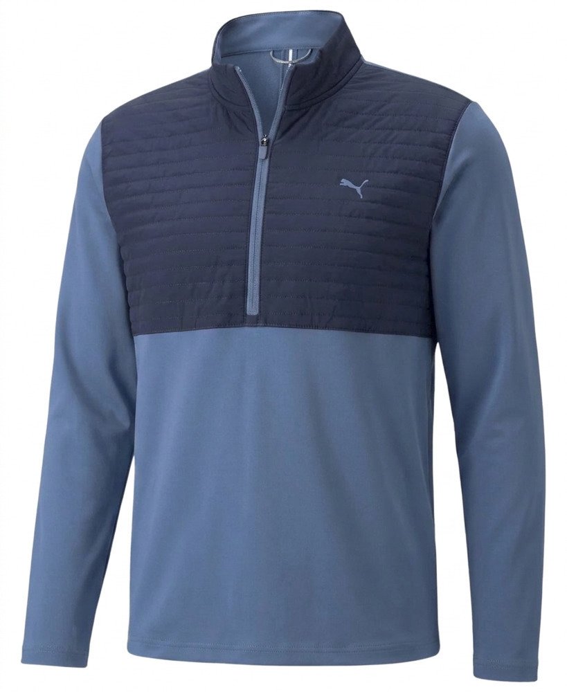Puma Cloudspun Tech Hybrid 1/2-Zip sweat homme, deep navy