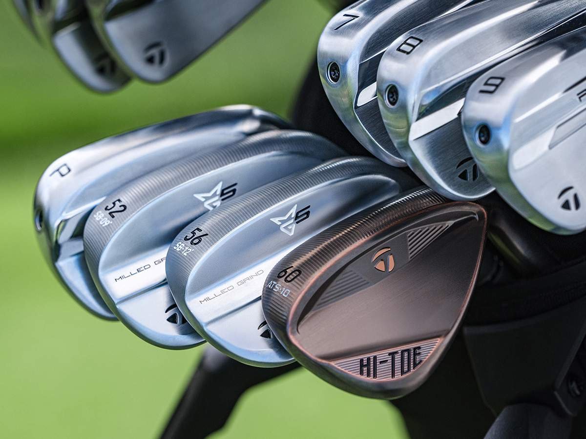 TaylorMade Hi-Toe 5 Aged Copper wedge homme, acier