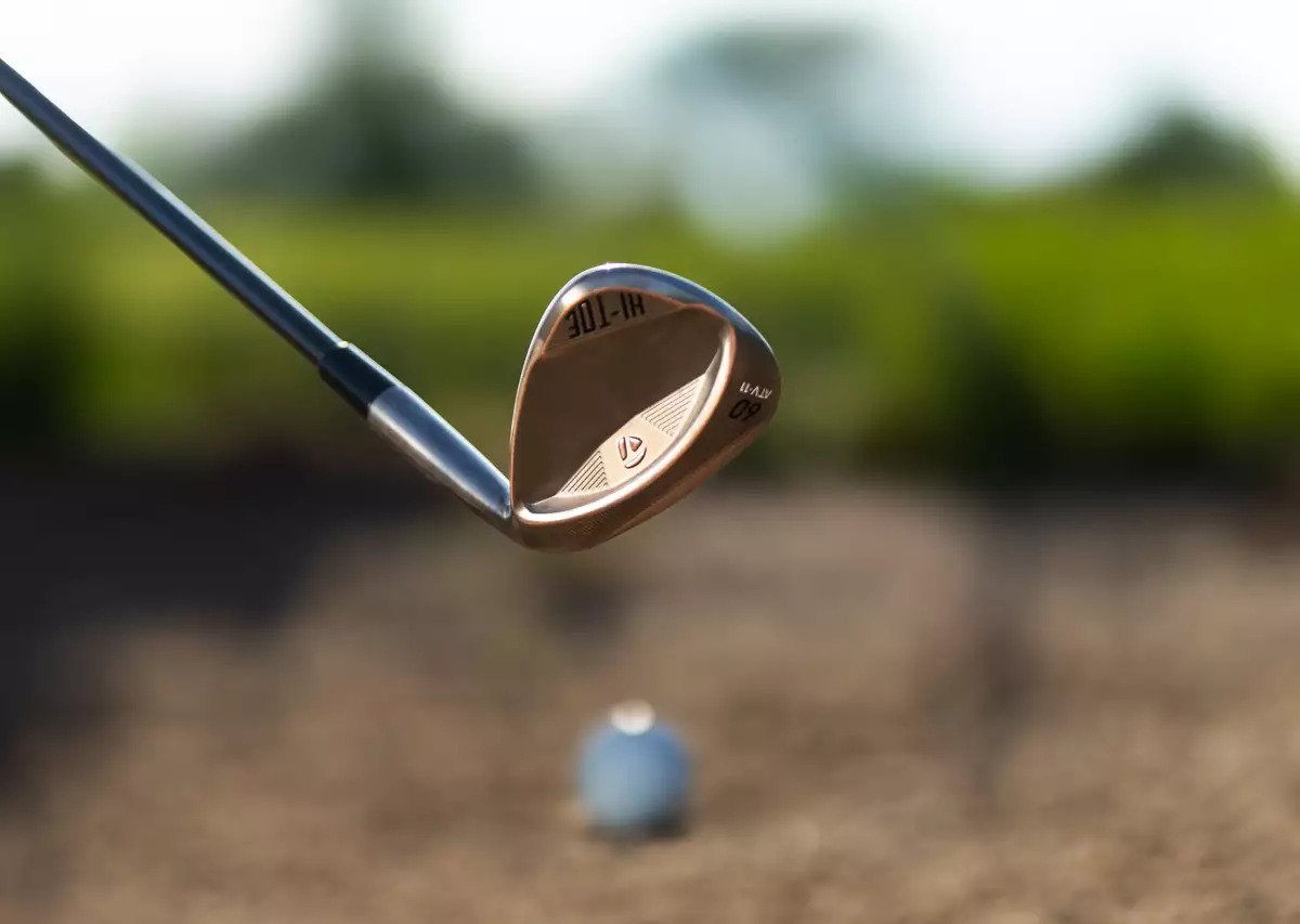 TaylorMade Hi-Toe 5 Aged Copper wedge homme, acier