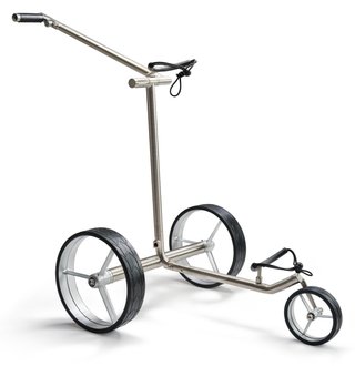 Davies Caddy Premium M Brush DHC chariot électrique, argent