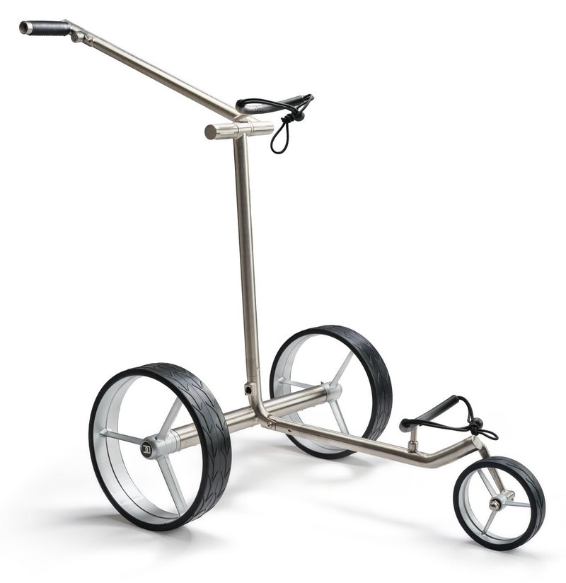 Davies Caddy Premium M Brush DHC chariot électrique, argent