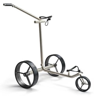 Davies Caddy Premium M Brush DHC chariot électrique, argent
