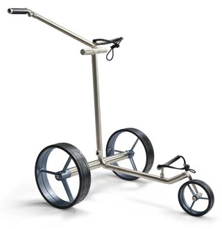 Davies Caddy Premium M Brush DHC chariot électrique, argent
