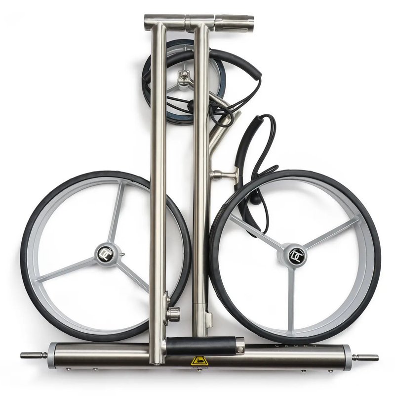 Davies Caddy Premium M Brush DHC chariot électrique, argent