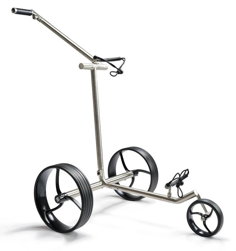 Davies Caddy Premium S Brush DHC chariot électrique, argent