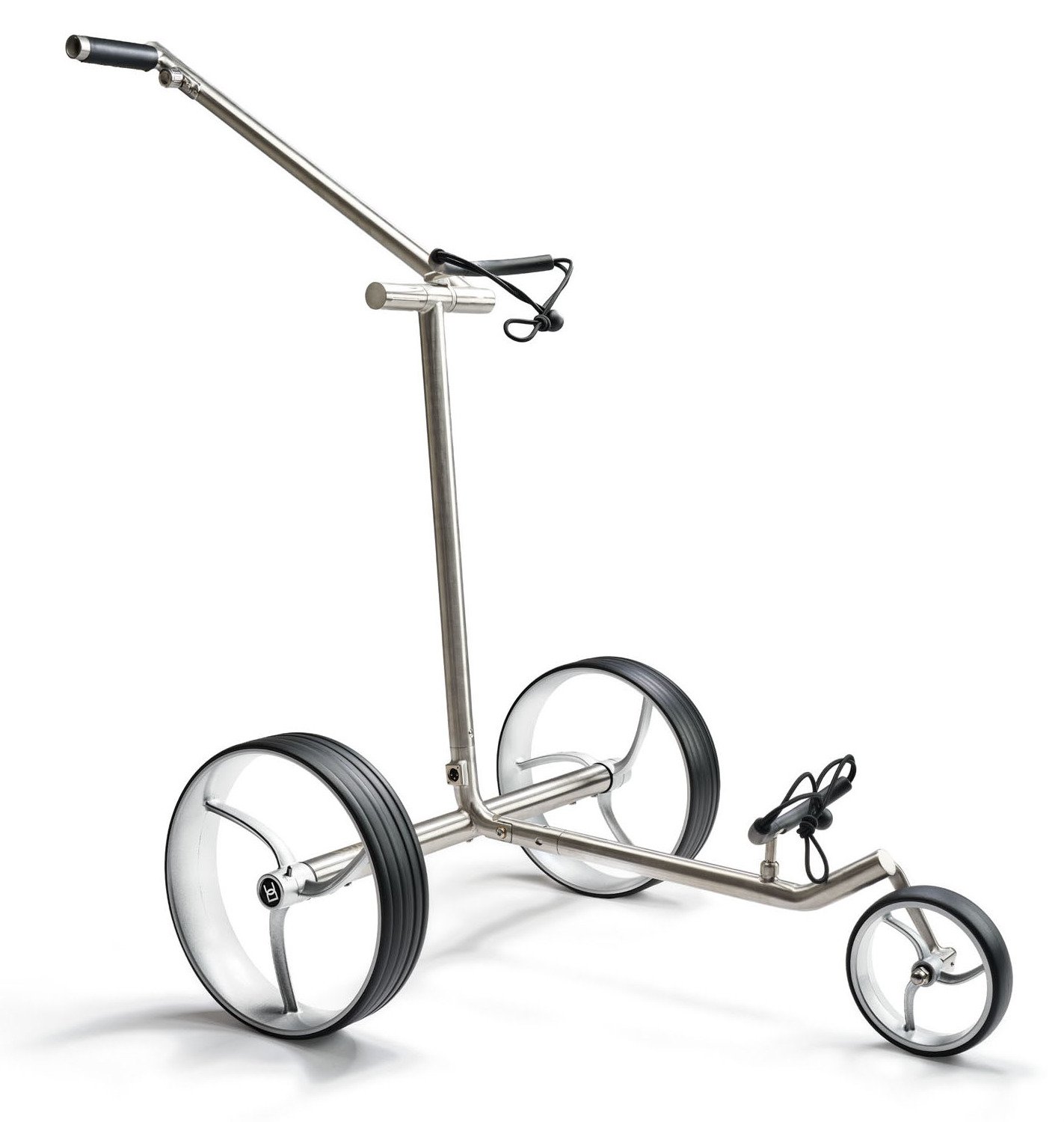 Davies Caddy Premium S Brush DHC chariot électrique, argent