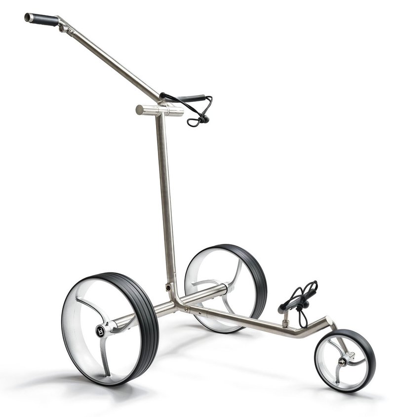 Davies Caddy Premium S Brush DHC chariot électrique, argent