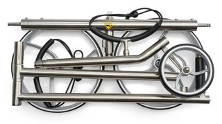 Davies Caddy Premium S Brush DHC chariot électrique, argent