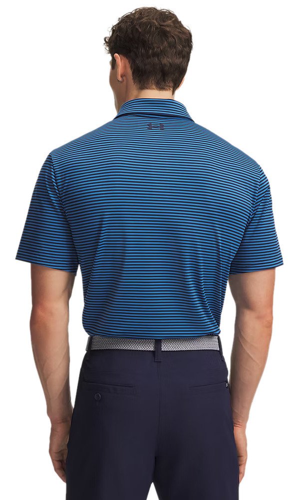 Under Armour Playoff 3.0 polo homme, midnight navy/aegean blue/blanc
