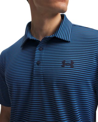 Under Armour Playoff 3.0 polo homme, midnight navy/aegean blue/blanc