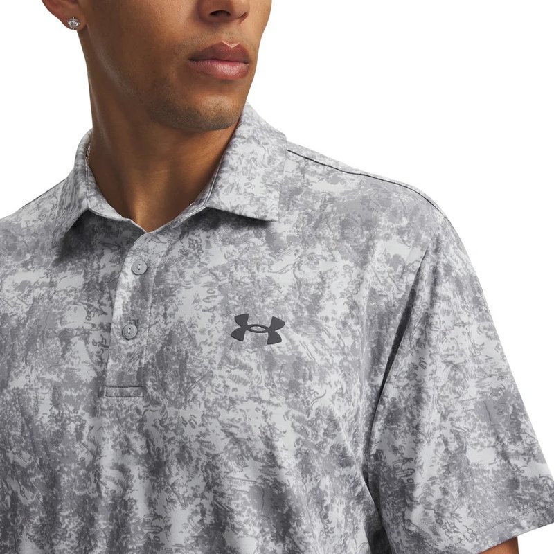 Under Armour Playoff 3.0 Printed polo homme, gris