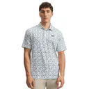 Under Armour Playoff 3.0 Printed polo homme, blanc
