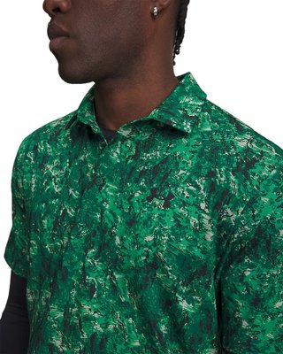 Under Armour Playoff 3.0 Printed polo homme, vert