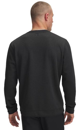 Under Armour Fleece Crew pull homme, noir