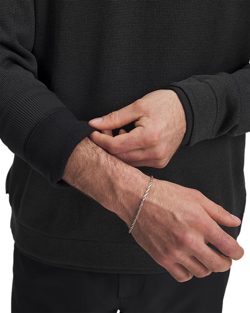 Under Armour Fleece Crew pull homme, noir