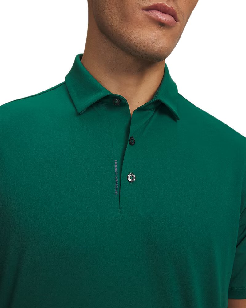 Under Armour ArmourDry polo homme, vert/midnight navy