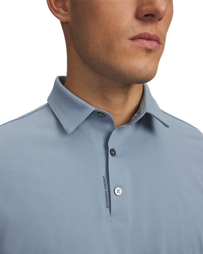Under Armour ArmourDry polo homme, blue wind/midnight navy