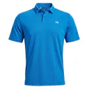 Under Armour Tee To Green Pique polo homme, aegean blue/blanc