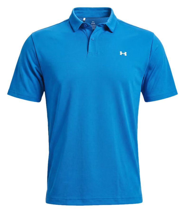 Under Armour Tee To Green Pique polo homme, aegean blue/blanc
