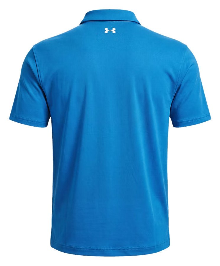 Under Armour Tee To Green Pique polo homme, aegean blue/blanc