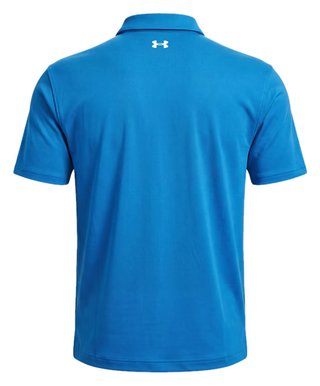 Under Armour Tee To Green Pique polo homme, aegean blue/blanc