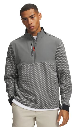 Under Armour Drive Pro Hybrid HZ veste homme, clay green/blanc