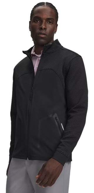 Under Armour Drive Pro Hybrid FZ sweat homme, noir/blanc