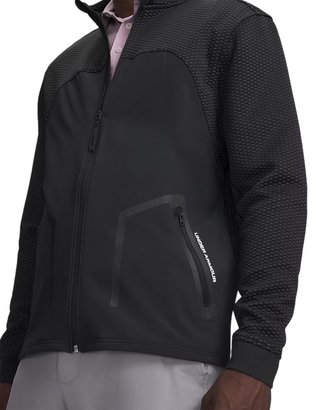 Under Armour Drive Pro Hybrid FZ sweat homme, noir/blanc