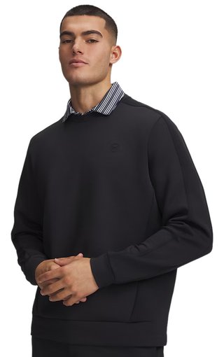 Under Armour UA Drive Crew couche intermédiaire homme, noire